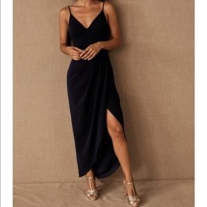 Caron V-neck Crepe dress